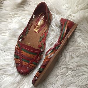 Woodbridge multicolored leather sandals